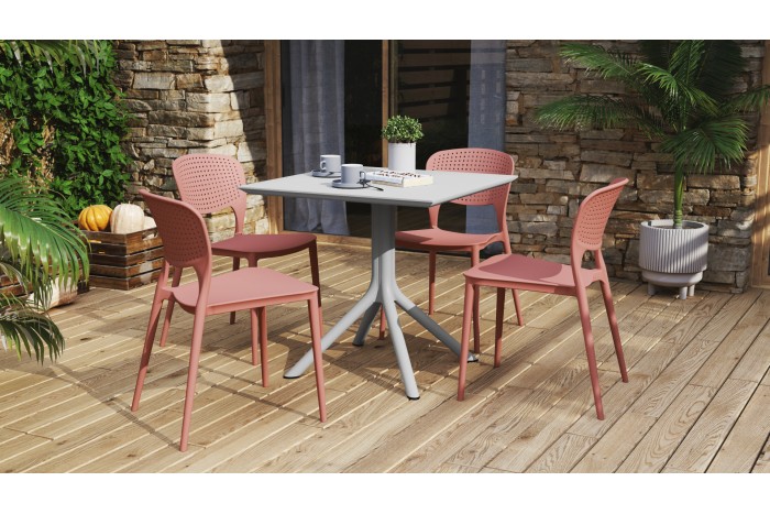 säulentisch Esstisch Tisch FRIDA Eiche massiv 150x80 cm | Tische | Eiche Vollmassiv | Wohn-& Essbereich Brotkörbchen lang 1.500 g